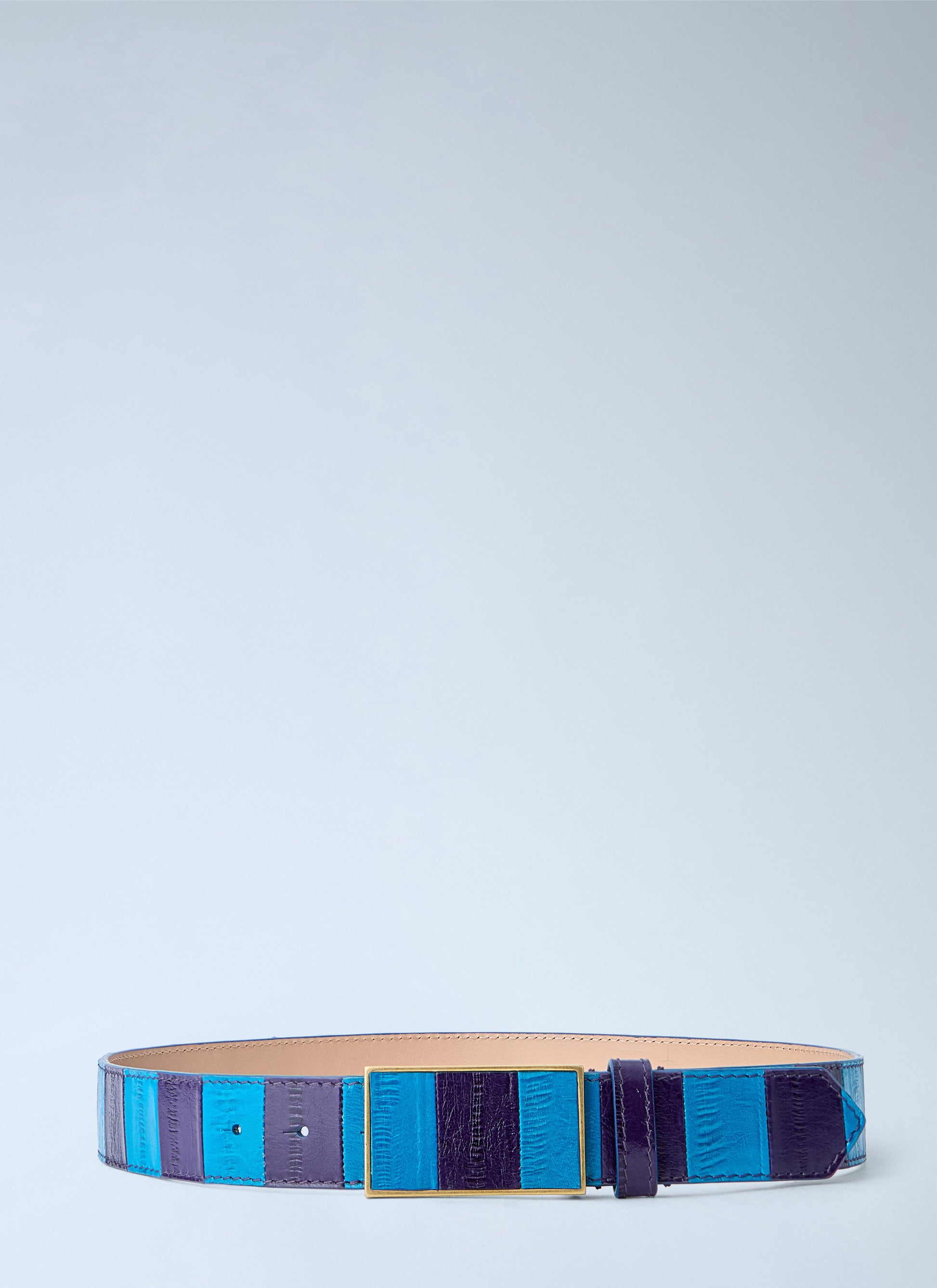 Dries Van Noten Women Striped Leather Belt DRIES VAN NOTEN