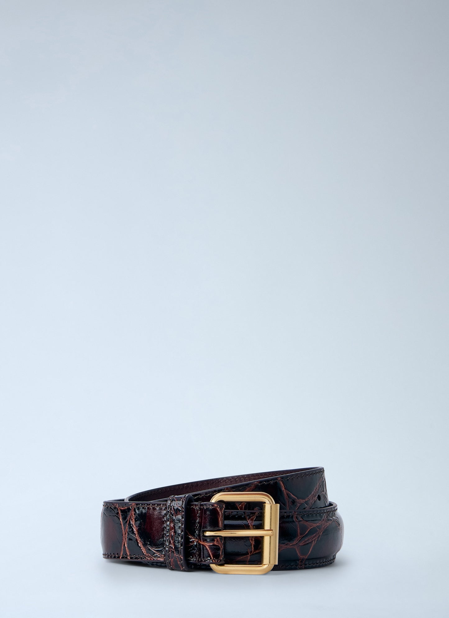 Dries Van Noten Women Embossed Leather Belt DRIES VAN NOTEN