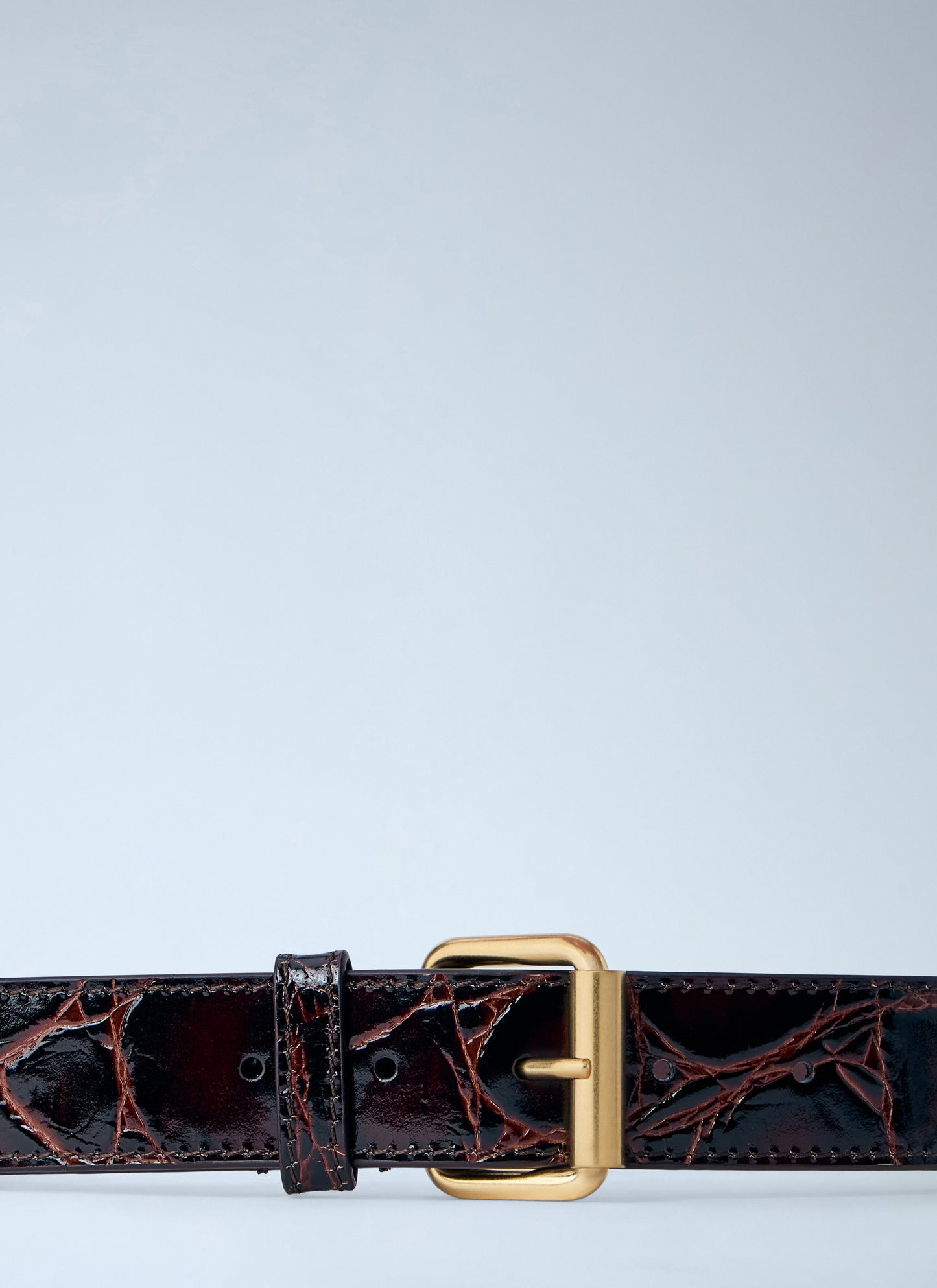 Dries Van Noten Women Embossed Leather Belt DRIES VAN NOTEN