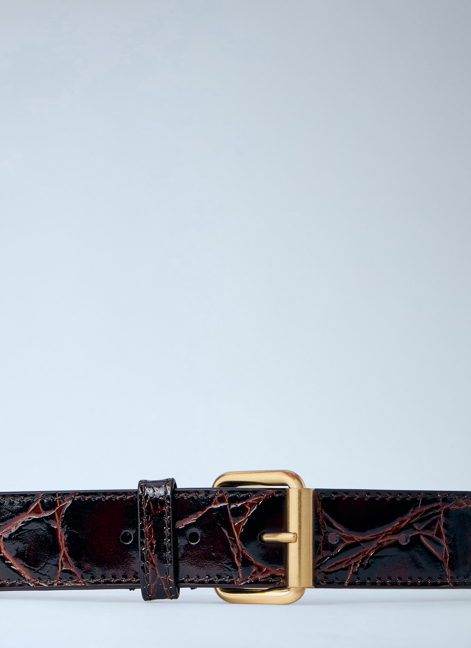 Dries Van Noten Women Embossed Leather Belt DRIES VAN NOTEN