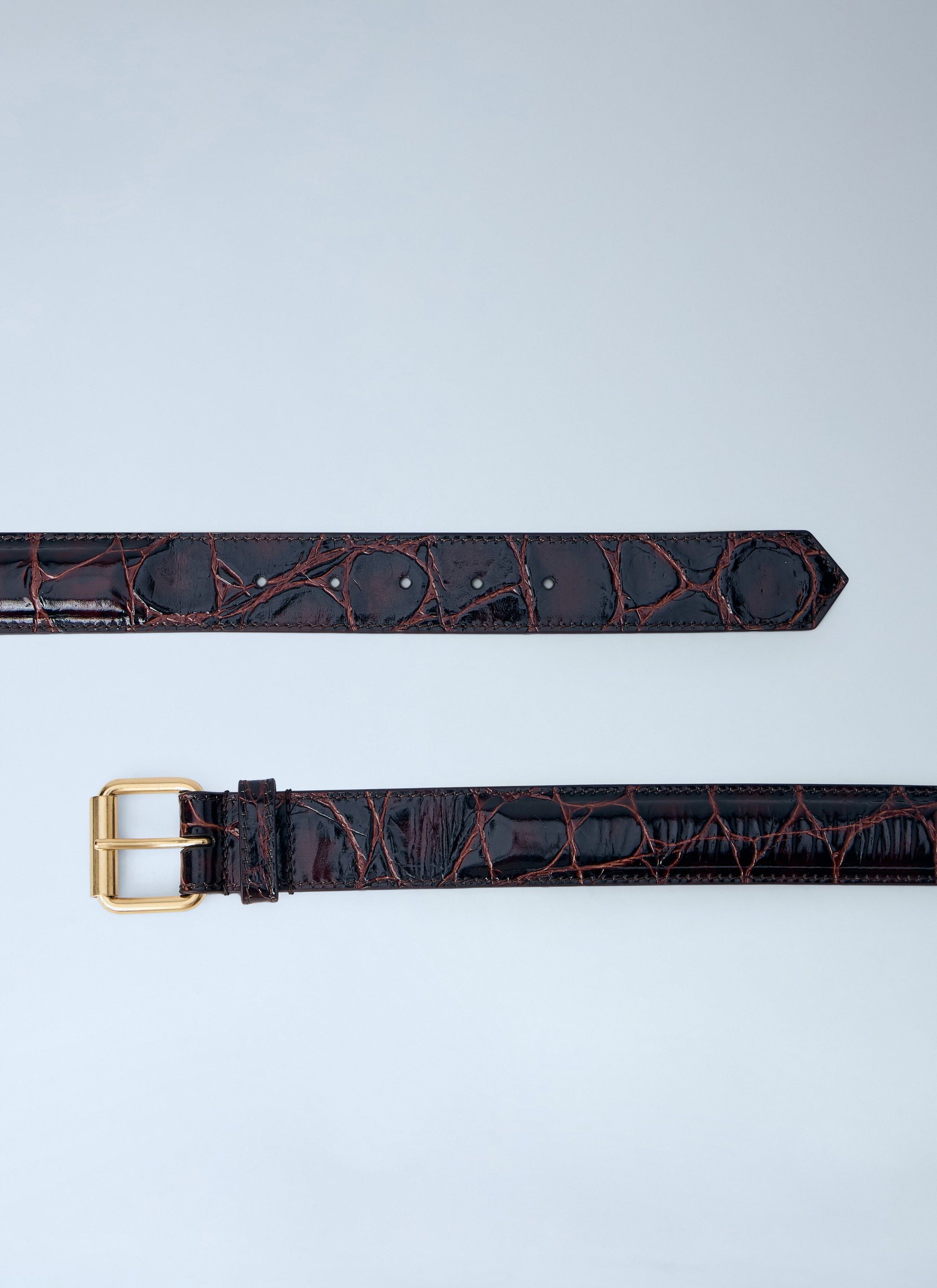 Dries Van Noten Women Embossed Leather Belt DRIES VAN NOTEN