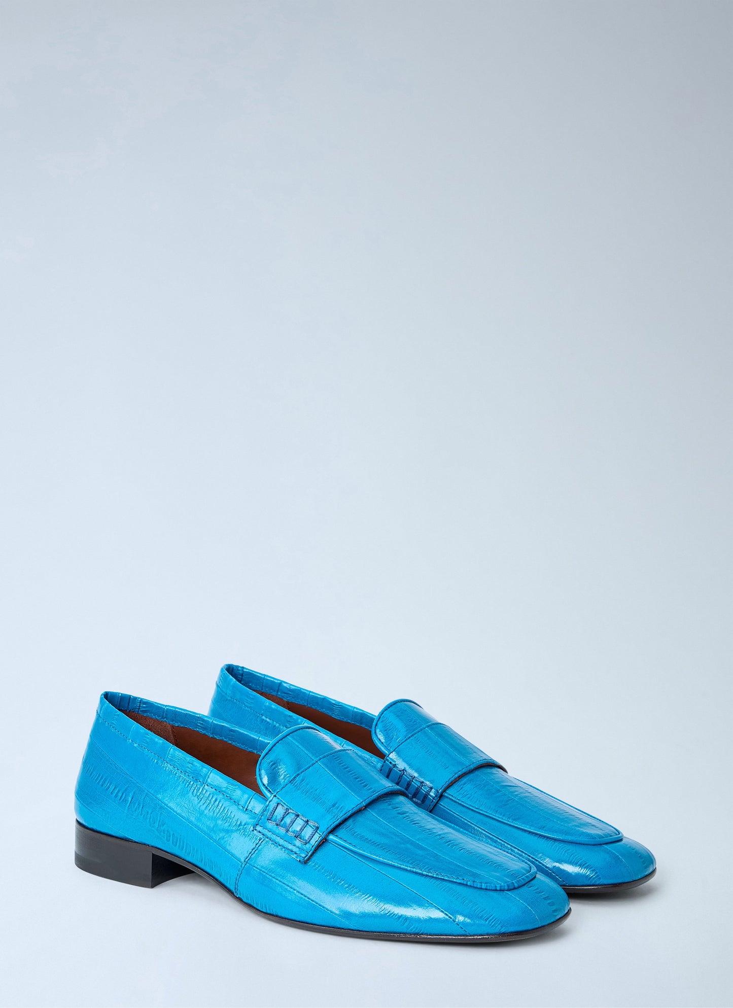 Dries Van Noten Women Croc-Embossed Leather Loafers DRIES VAN NOTEN
