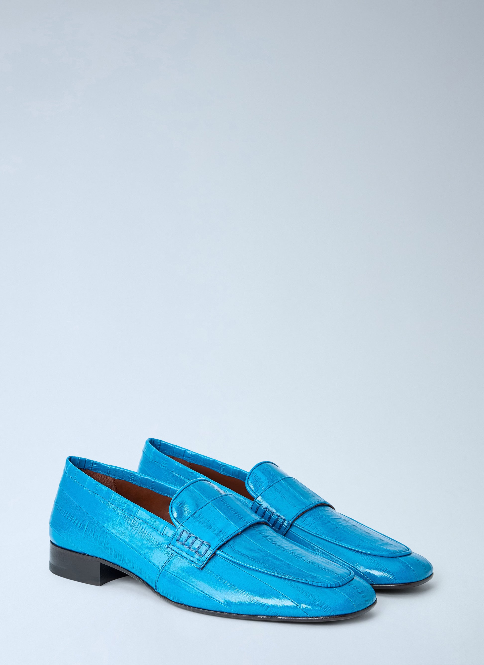 Dries Van Noten Women Croc-Embossed Leather Loafers DRIES VAN NOTEN