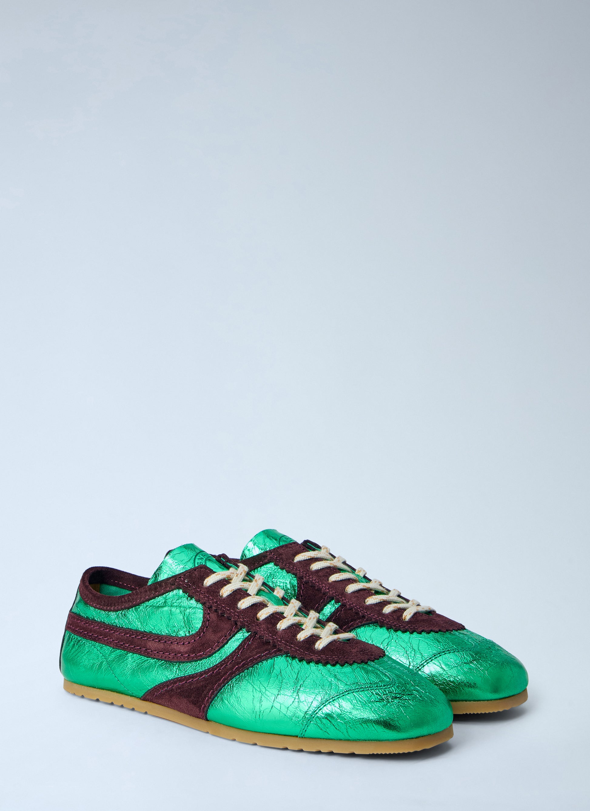 Dries Van Noten Women Metallic Panel Sneakers DRIES VAN NOTEN