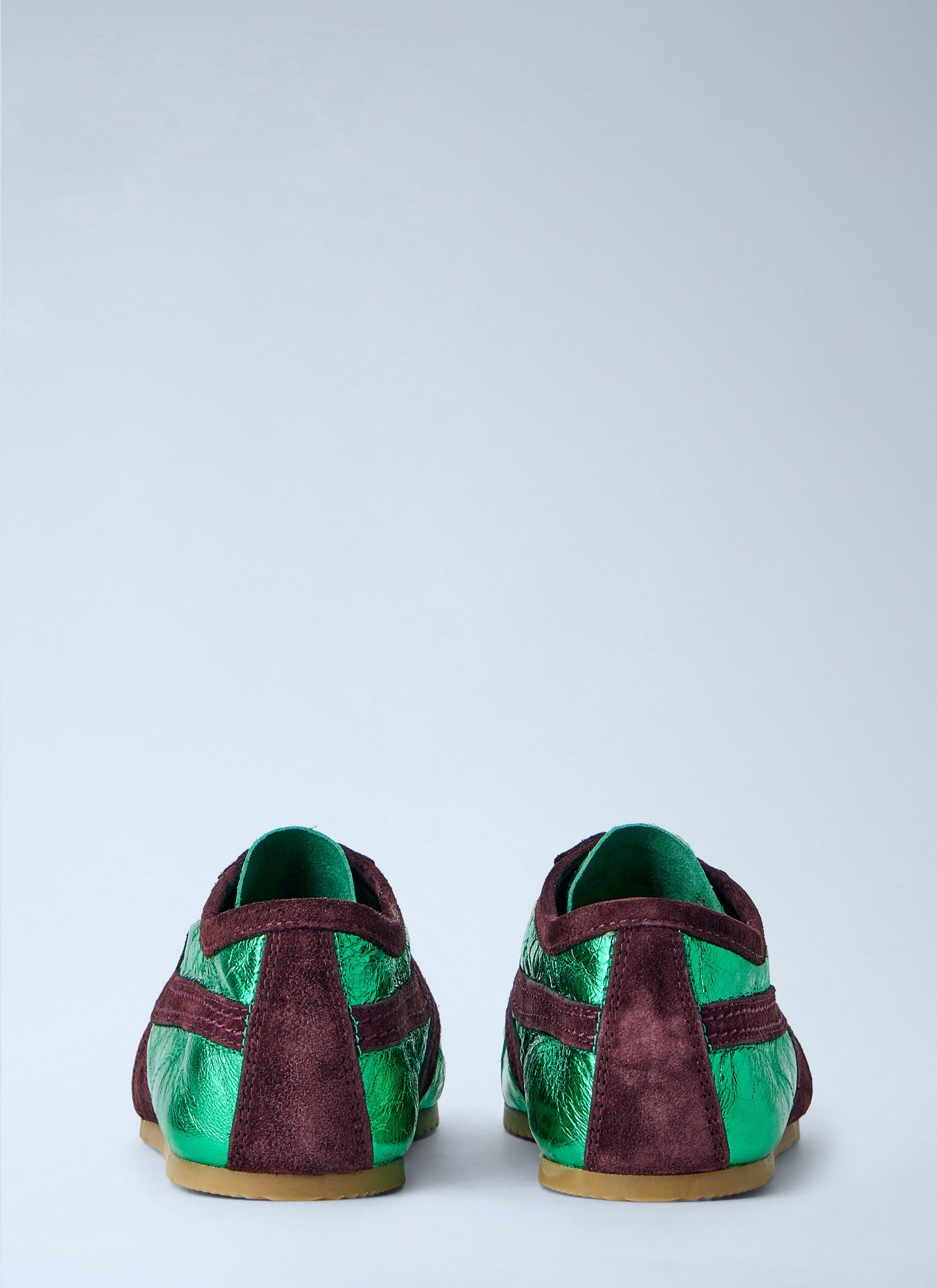 Dries Van Noten Women Metallic Panel Sneakers DRIES VAN NOTEN