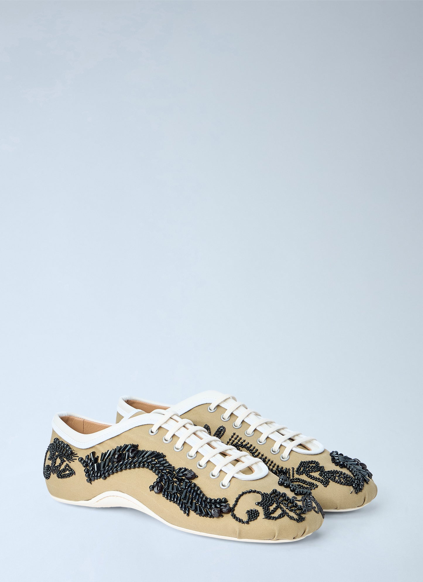 Dries Van Noten Women Embroidered Lace-Up Sneakers DRIES VAN NOTEN