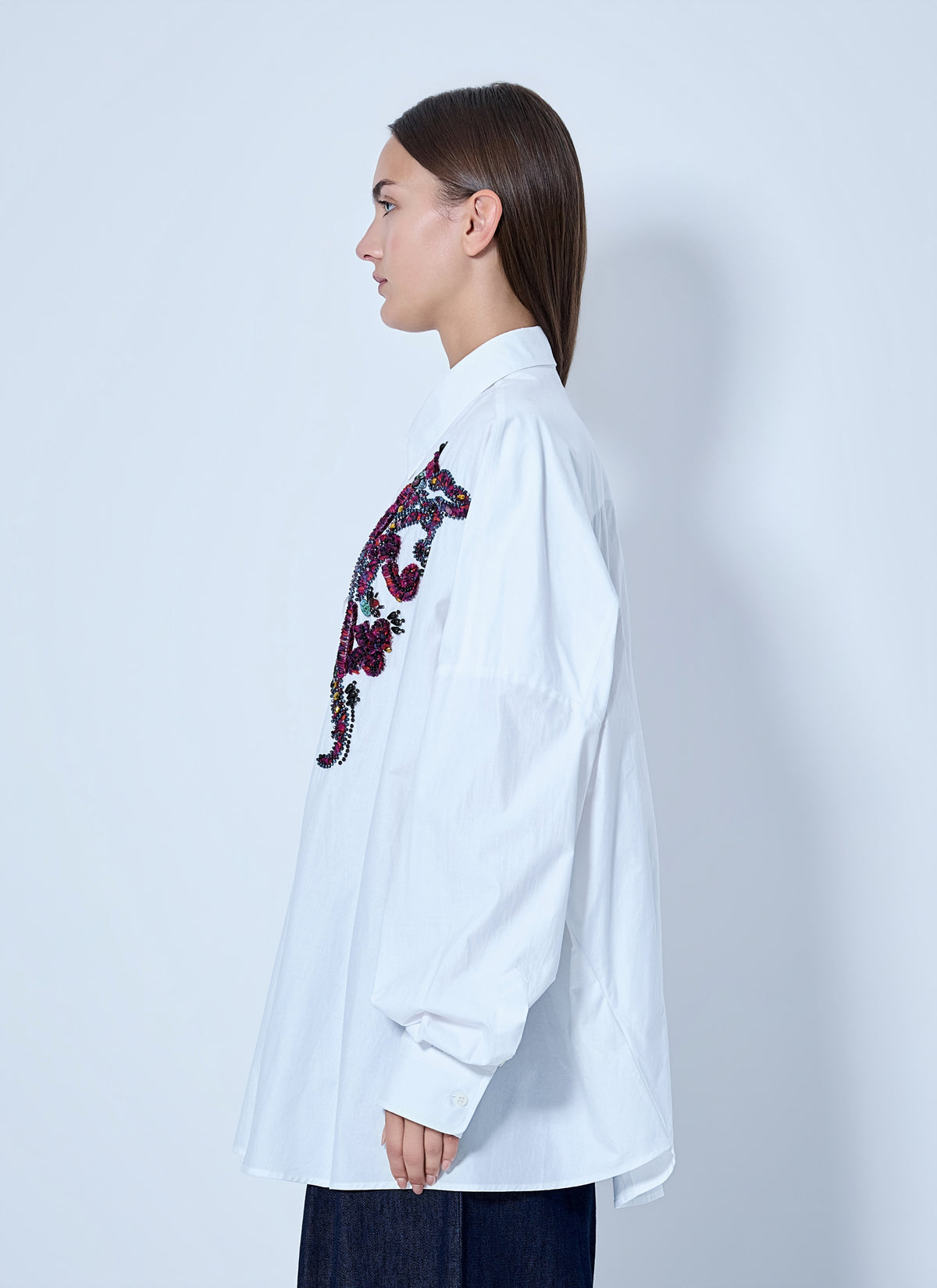 Dries Van Noten Women Embroidered Casia Oversized Shirt DRIES VAN NOTEN