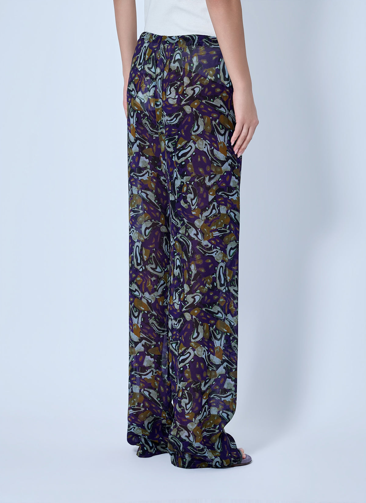 Dries Van Noten Women Pachas Printed Silk Straight Pants DRIES VAN NOTEN