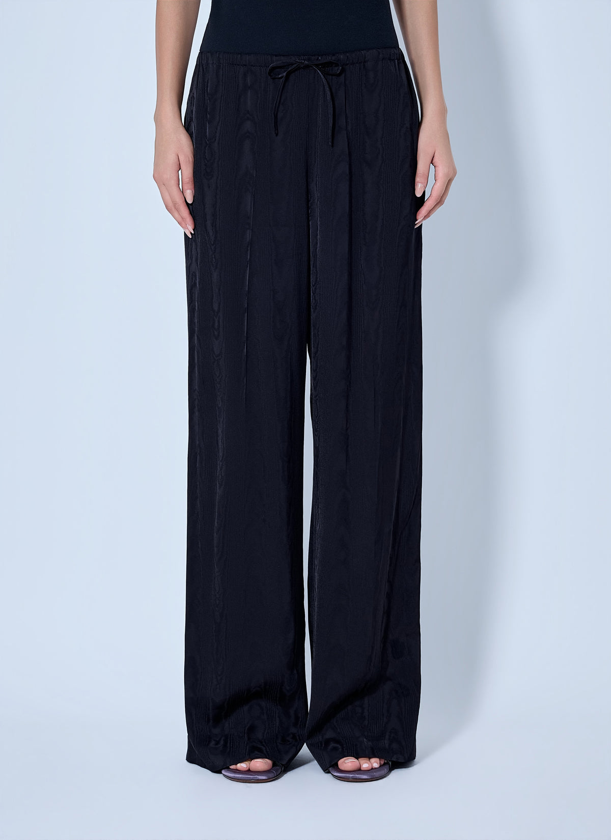 Dries Van Noten Women Puvis Wide-Leg Satin Pants DRIES VAN NOTEN