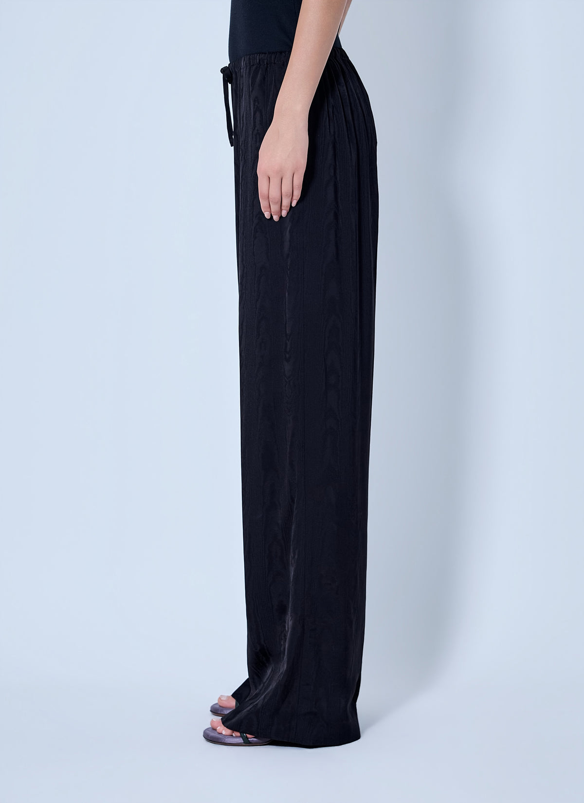 Dries Van Noten Women Puvis Wide-Leg Satin Pants DRIES VAN NOTEN