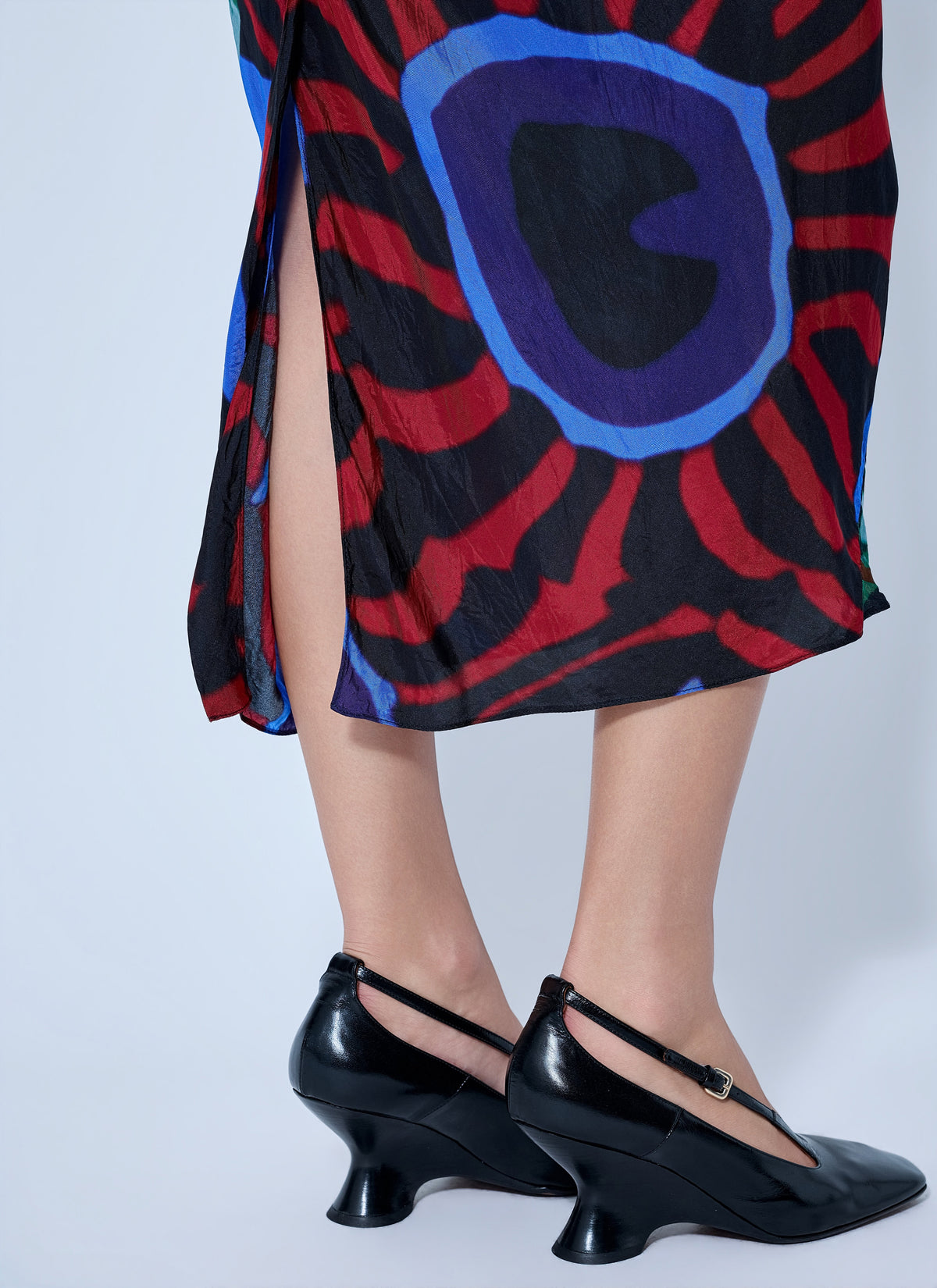 Dries Van Noten Women Abstract Pattern Midi Skirt DRIES VAN NOTEN