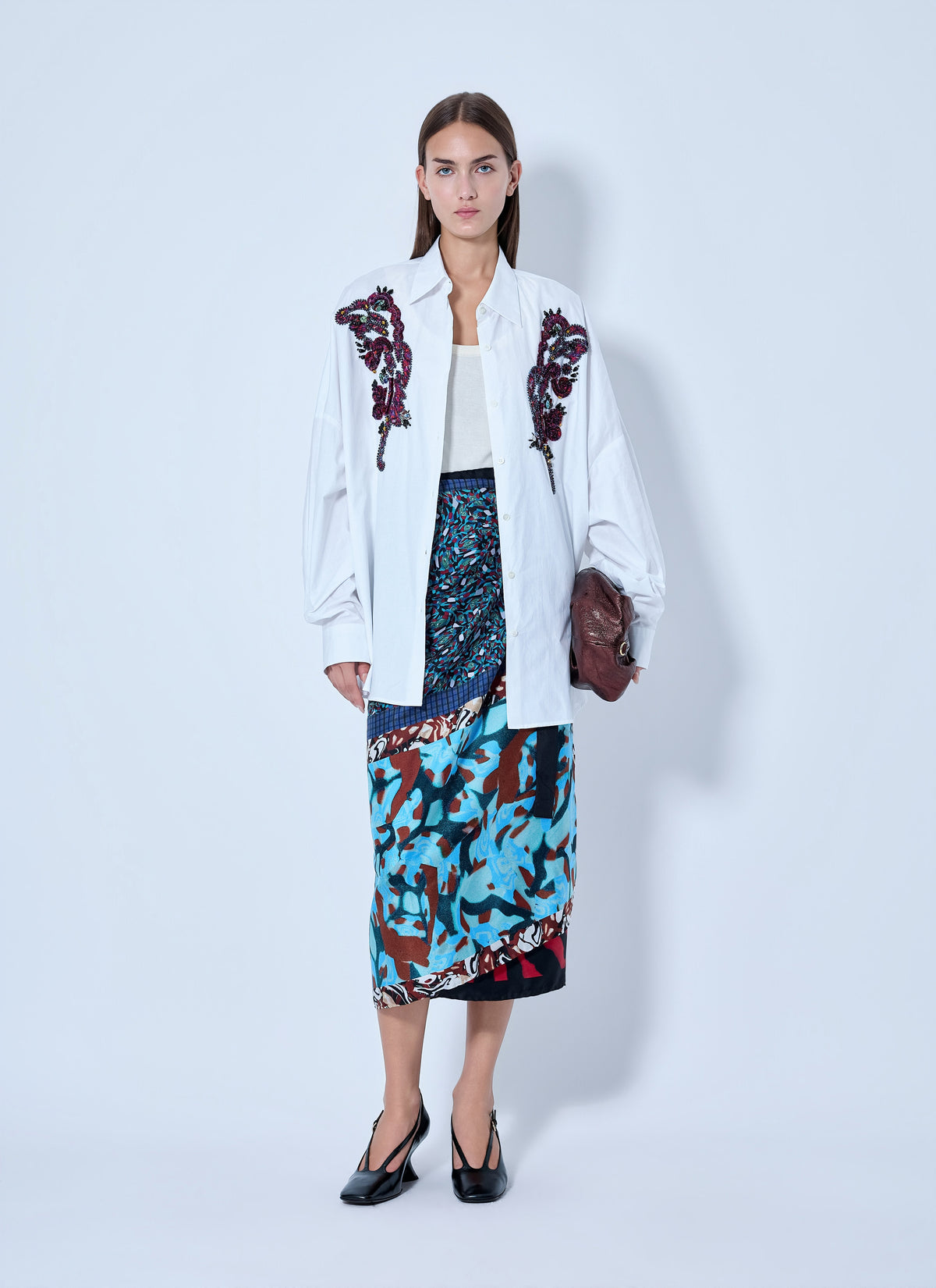 Dries Van Noten Women Scarfy Long Skirt DRIES VAN NOTEN