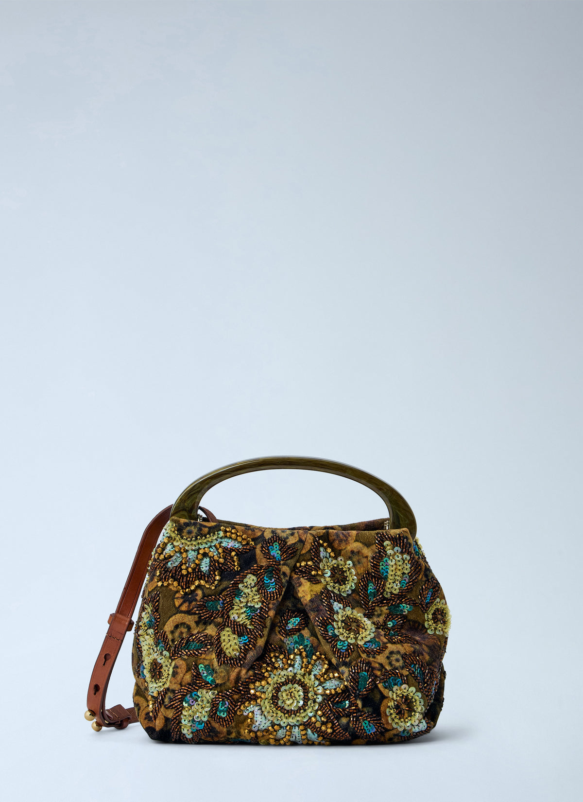 Dries Van Noten Women Crisp Metallic Crossbody Bag DRIES VAN NOTEN