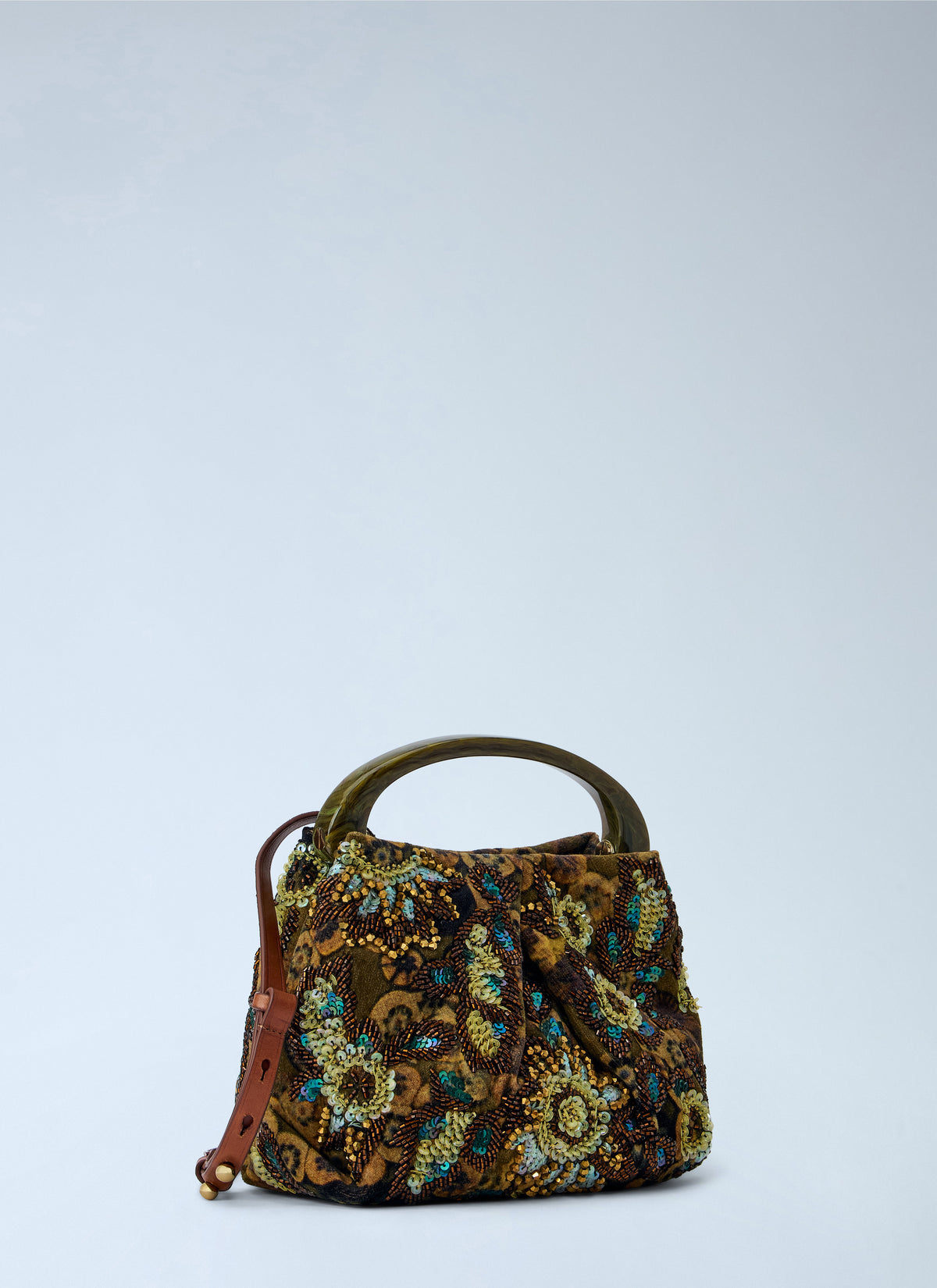 Dries Van Noten Women Crisp Metallic Crossbody Bag DRIES VAN NOTEN