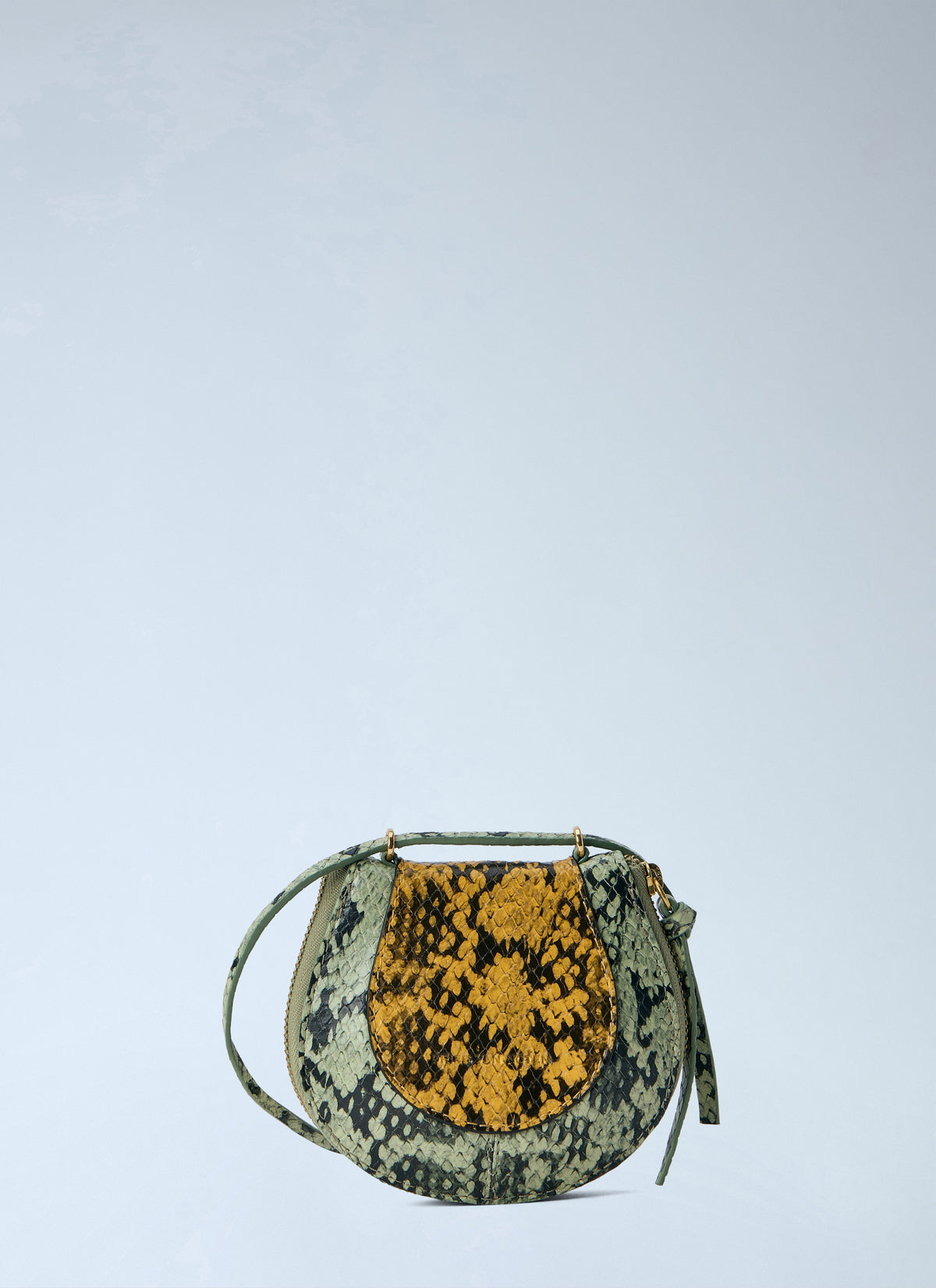 Dries Van Noten Women Python-Embossed Leather Crossbody Bag DRIES VAN NOTEN