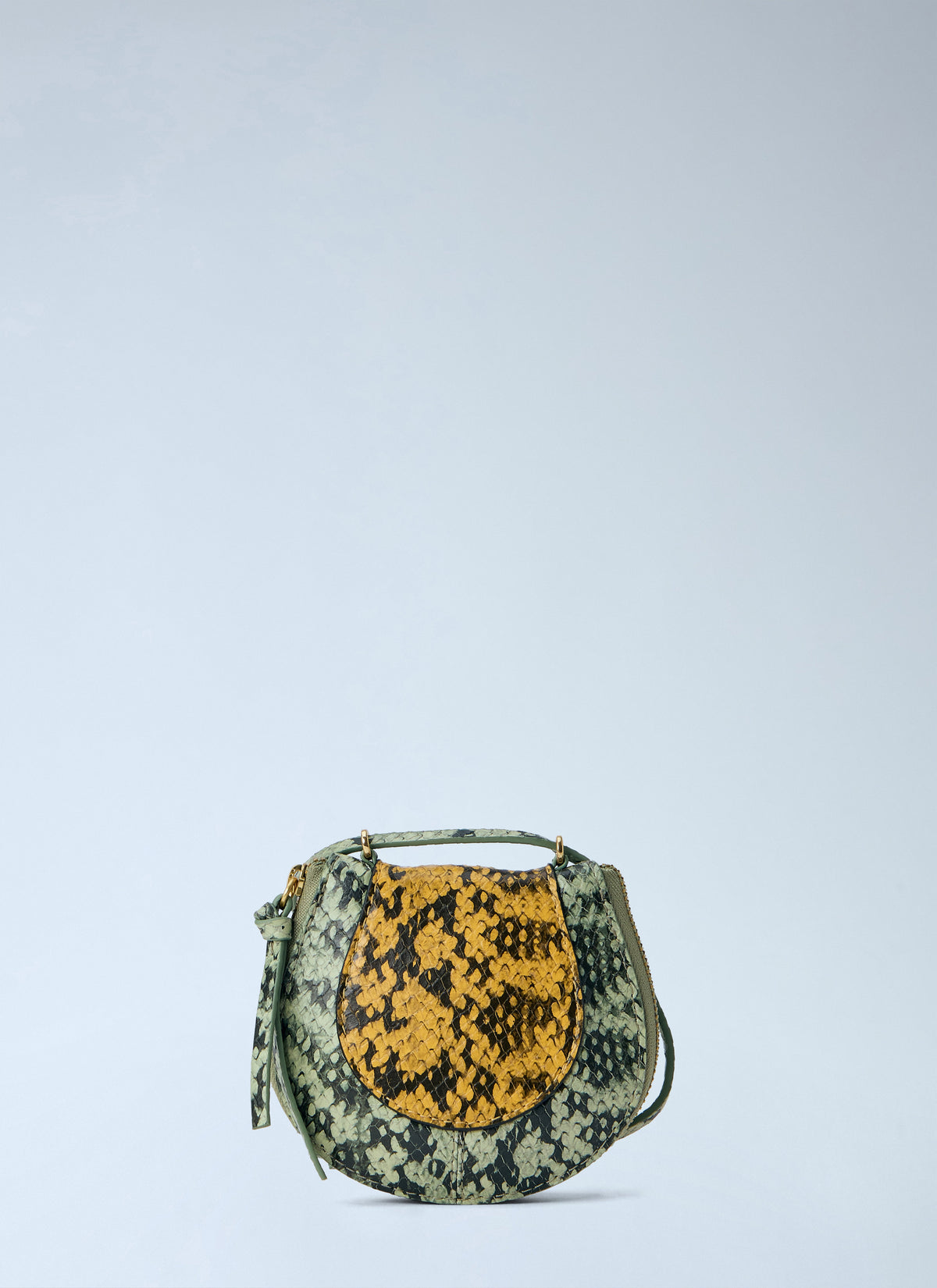 Dries Van Noten Women Python-Embossed Leather Crossbody Bag DRIES VAN NOTEN