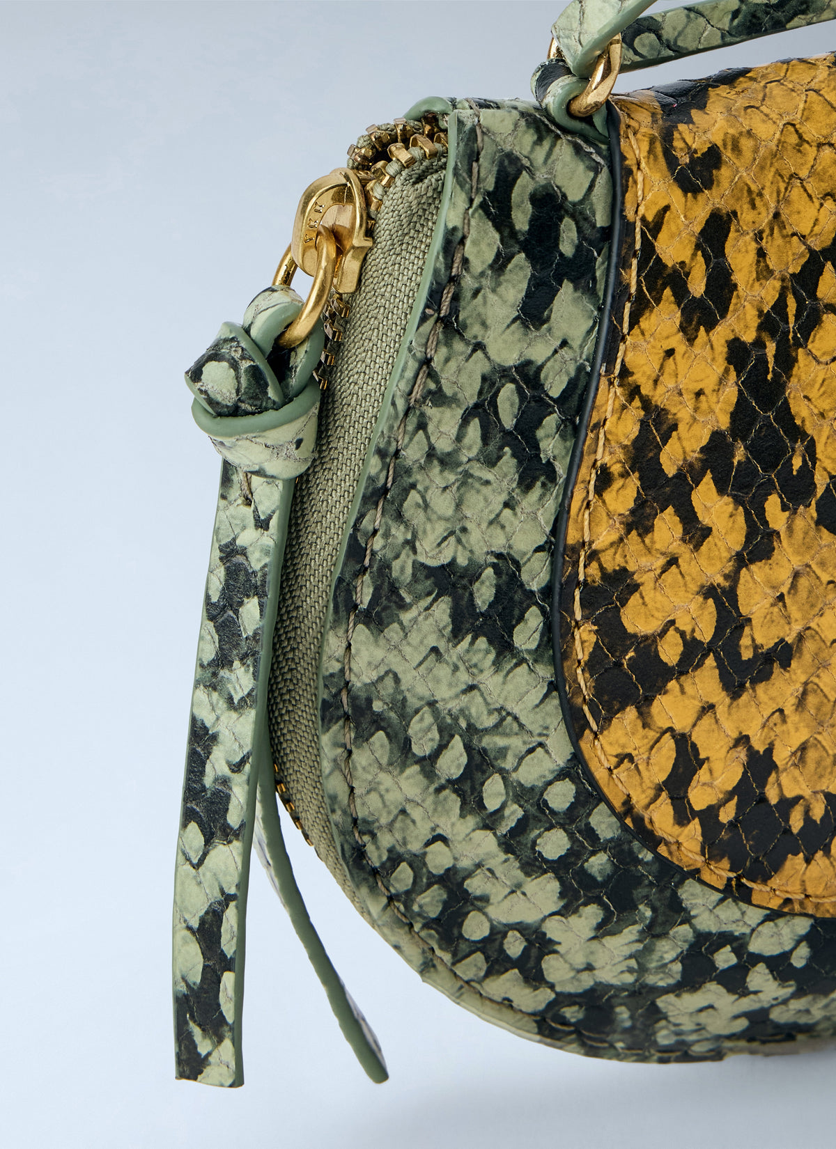 Dries Van Noten Women Python-Embossed Leather Crossbody Bag DRIES VAN NOTEN