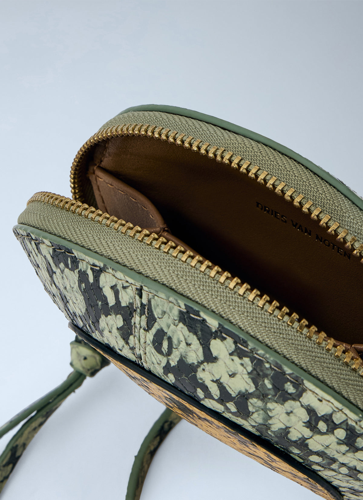 Dries Van Noten Women Python-Embossed Leather Crossbody Bag DRIES VAN NOTEN