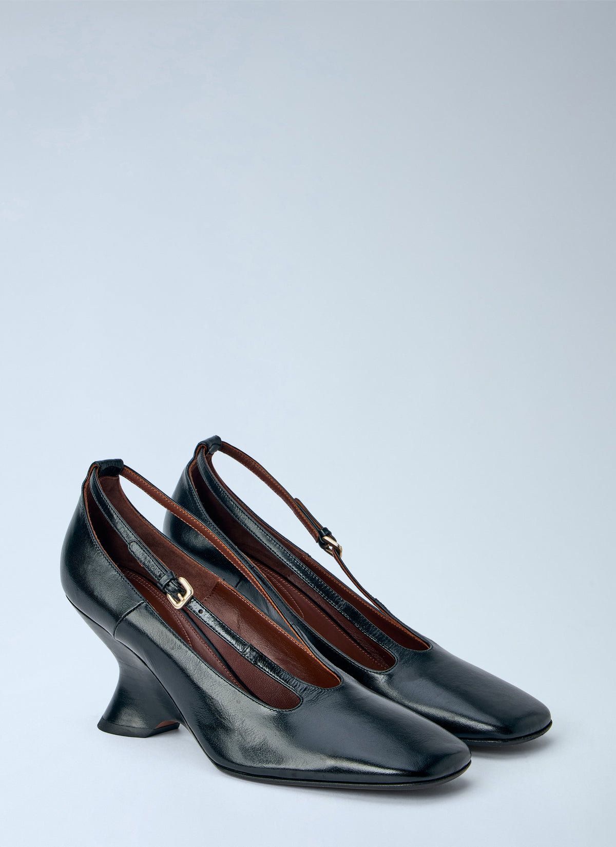 Dries Van Noten Women Leather Wedge Pumps DRIES VAN NOTEN