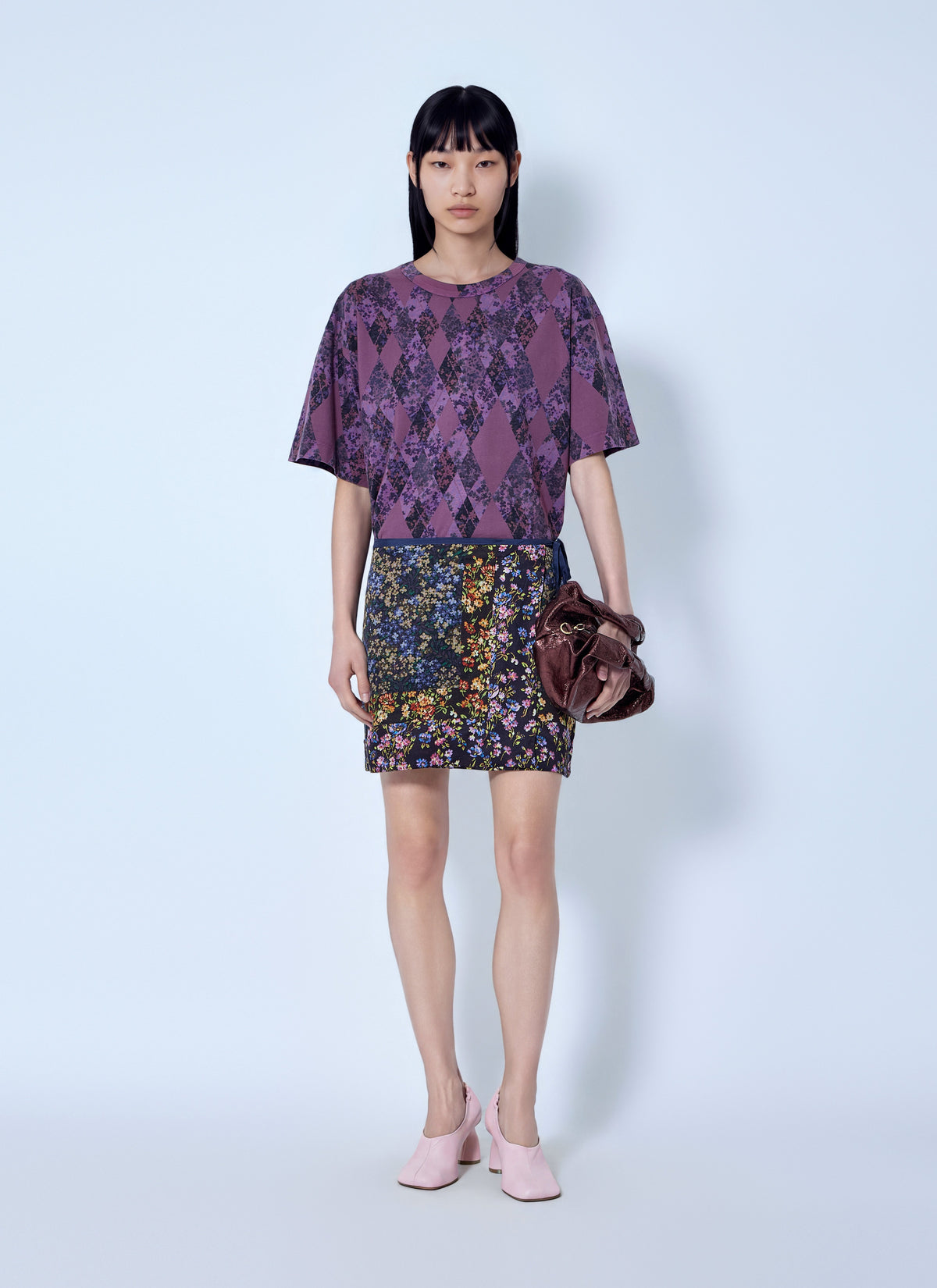 Dries Van Noten Women Floral Patchwork Mini Skirt DRIES VAN NOTEN
