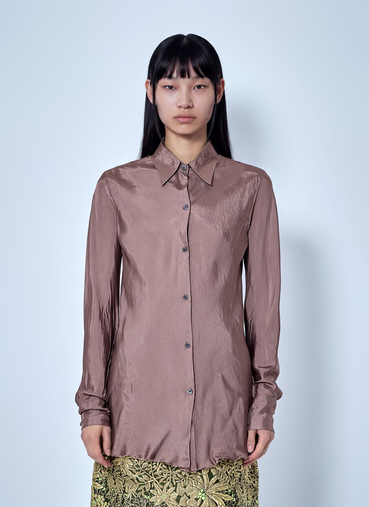 Dries Van Noten Women Calima Fitted Viscose Shirt DRIES VAN NOTEN