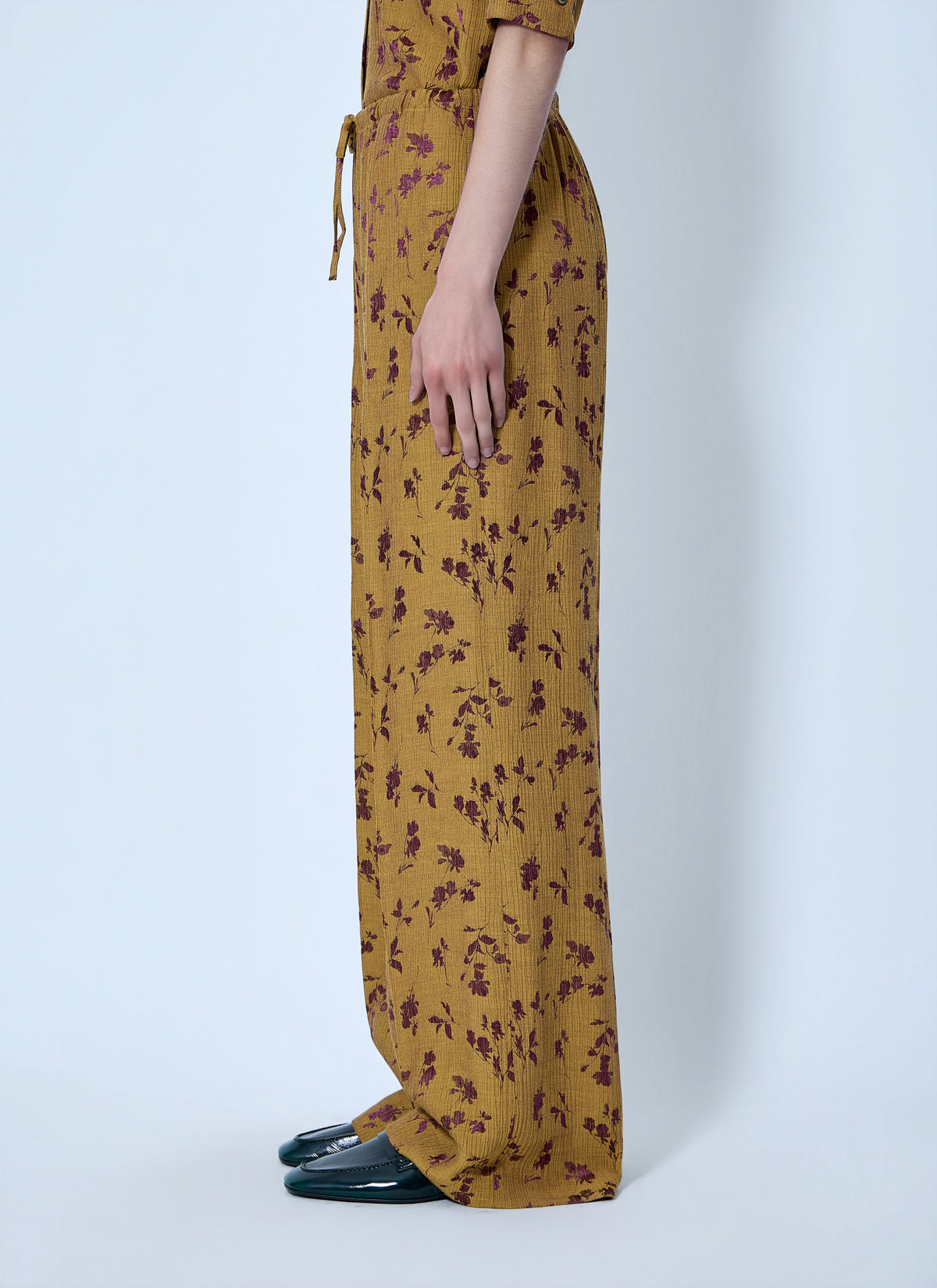 Dries Van Noten Women Floral Wide-Leg Trousers DRIES VAN NOTEN