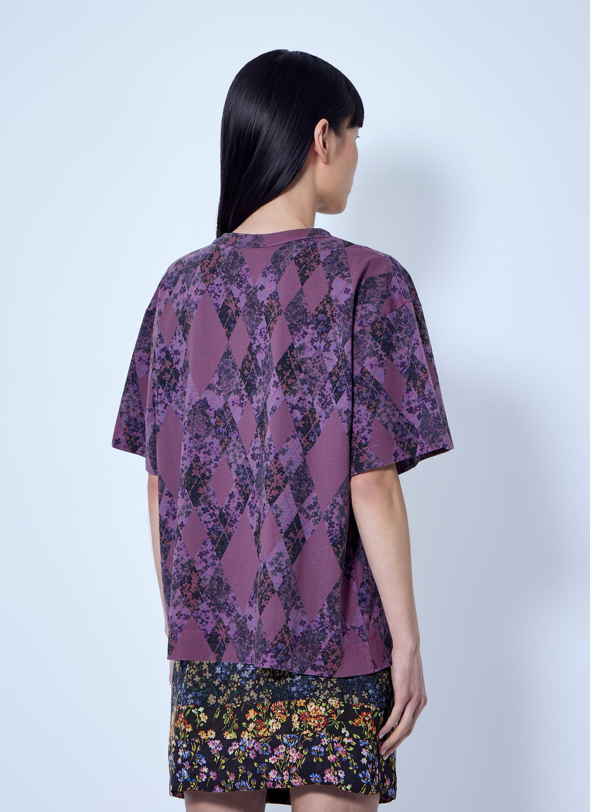 Dries Van Noten Women Argyle Print T-Shirt DRIES VAN NOTEN