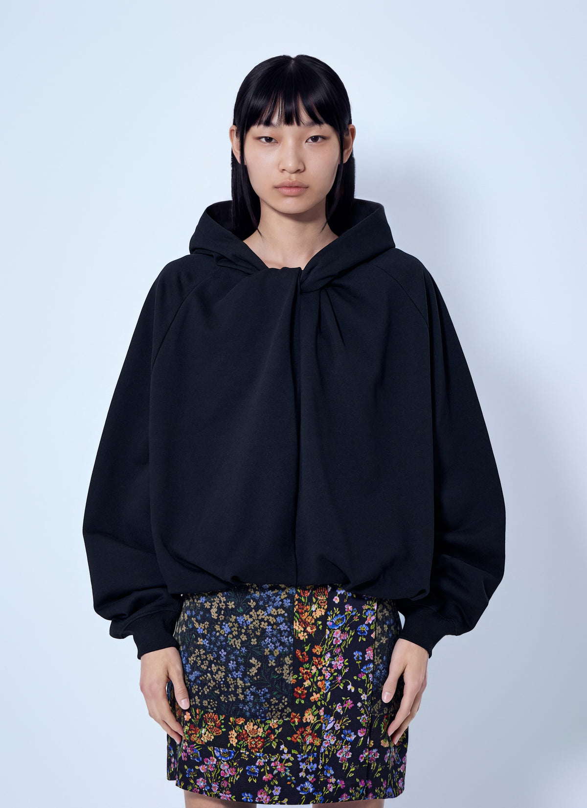Dries Van Noten Women Relaxed Hoodie With Gathered Neckline DRIES VAN NOTEN