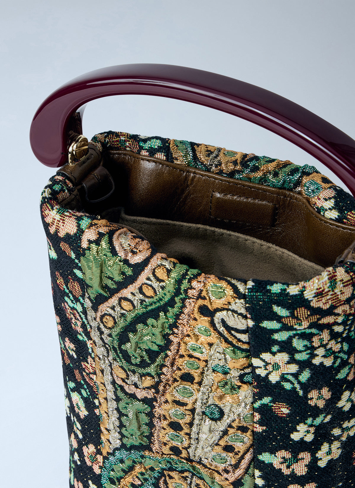 Dries Van Noten Women Micro Floral Jacquard Top-Handle Bag DRIES VAN NOTEN
