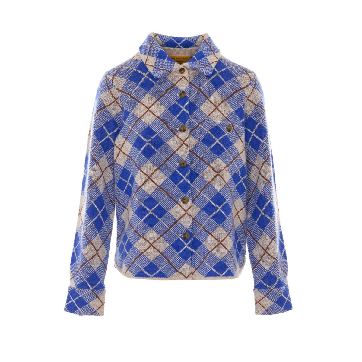 Guest In Residence Women Dylan Plaid Wool Shirt GUEST IN RESIDENCE