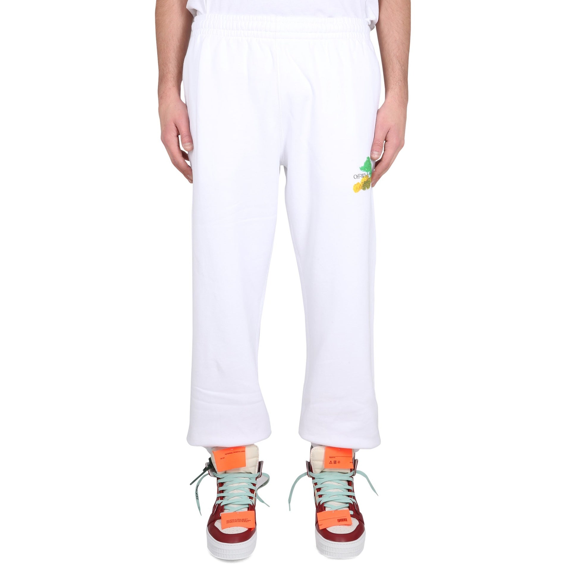 Off-White Cotton Logo Sweatpants Men OFF-WHITE