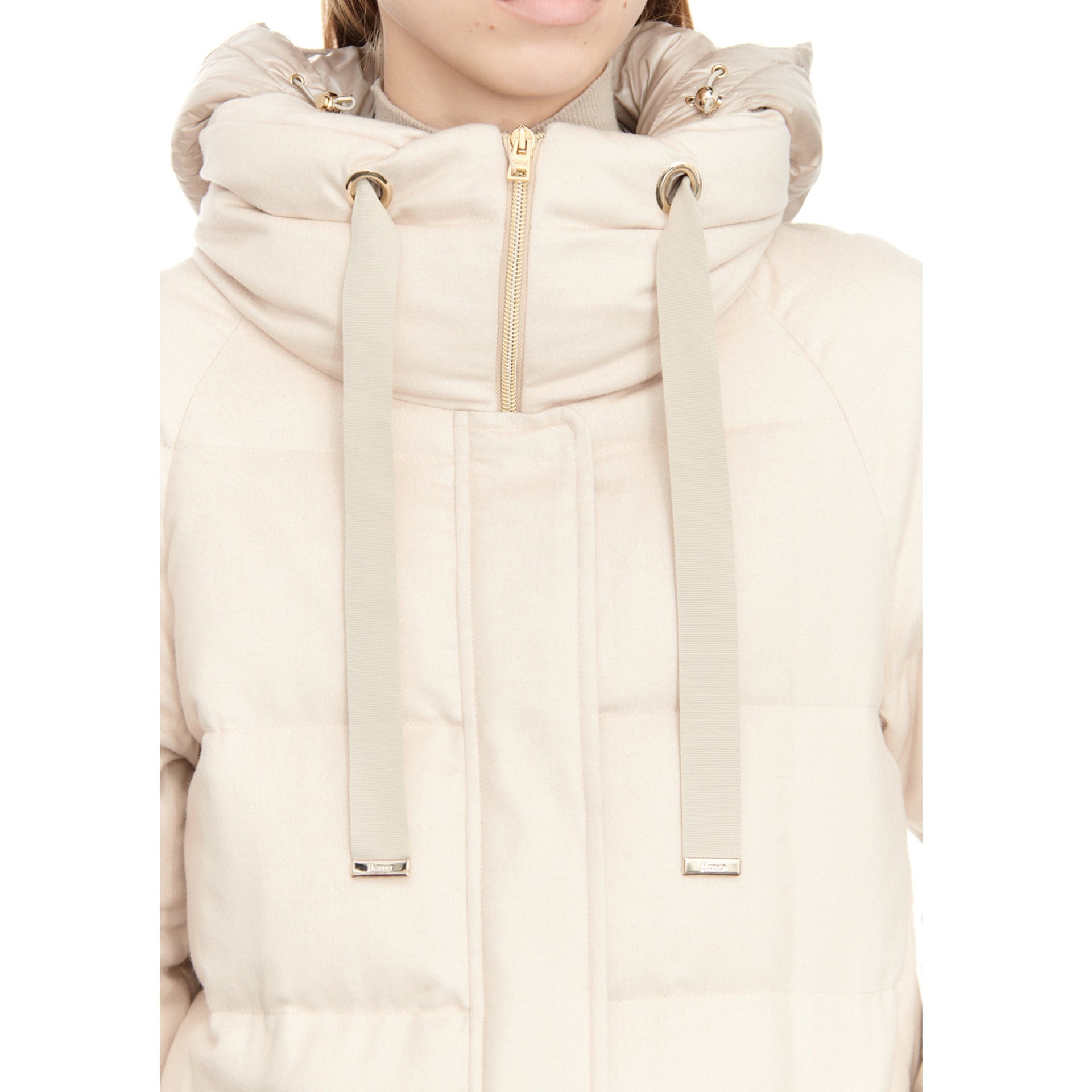 Herno Silk And Cashmere Padded Coat Women HERNO