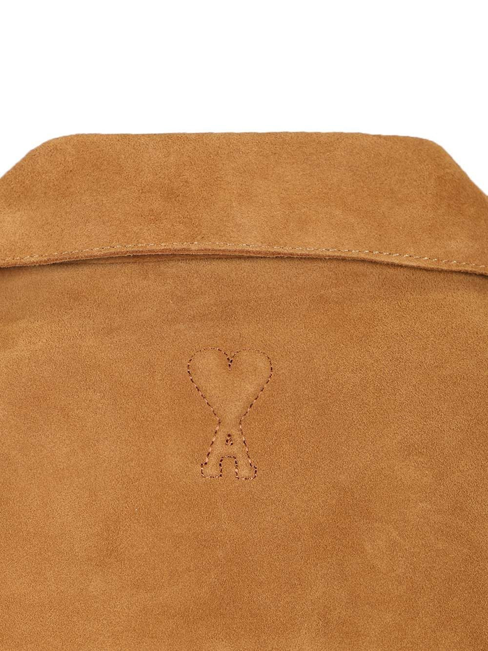 Ami Women Suede Overshirt AMI PARIS
