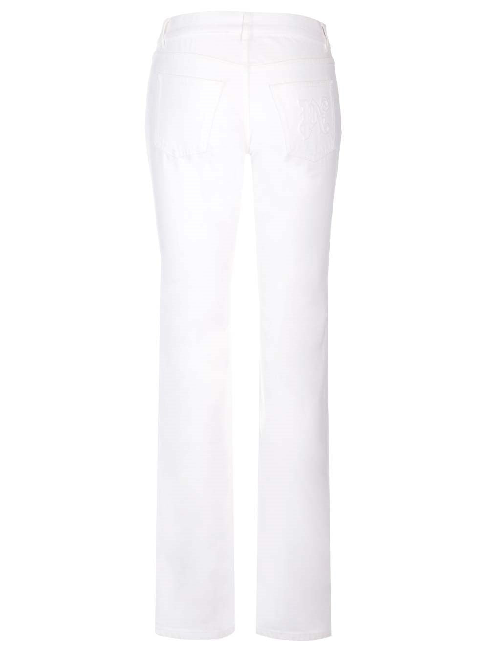 Palm Angels Women Straight Leg Jeans PALM ANGELS