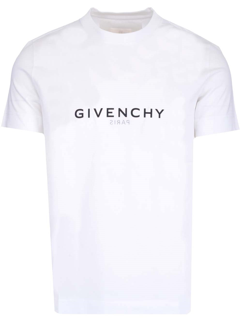 Givenchy Men White "Paris Reverse" T-Shirt GIVENCHY