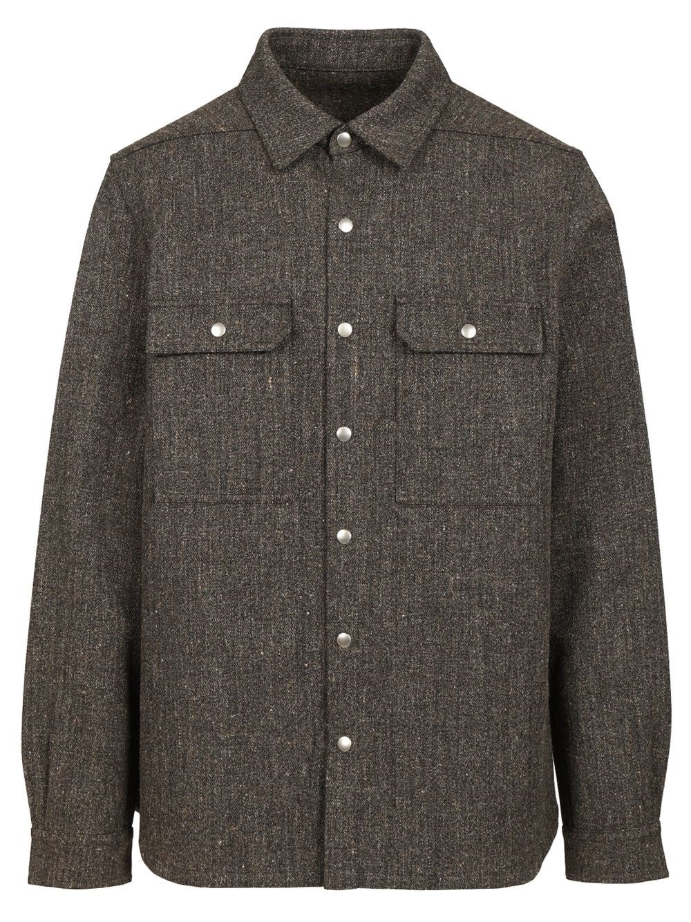 Rick Owens Men Carbone Outershirt RICK OWENS