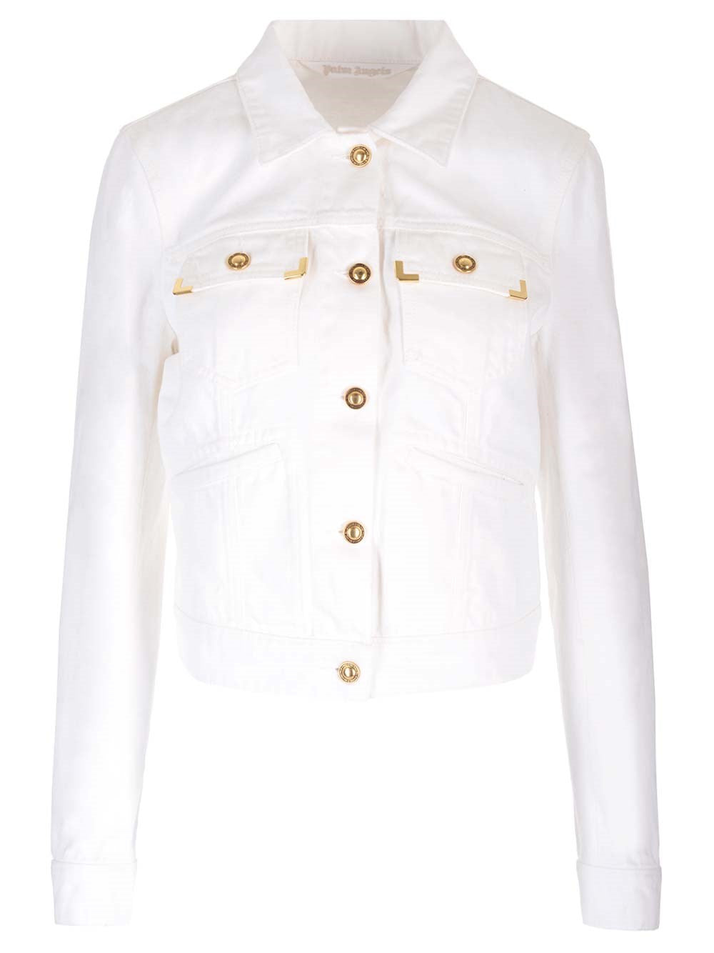 Palm Angels Women Cotton Denim Jacket PALM ANGELS