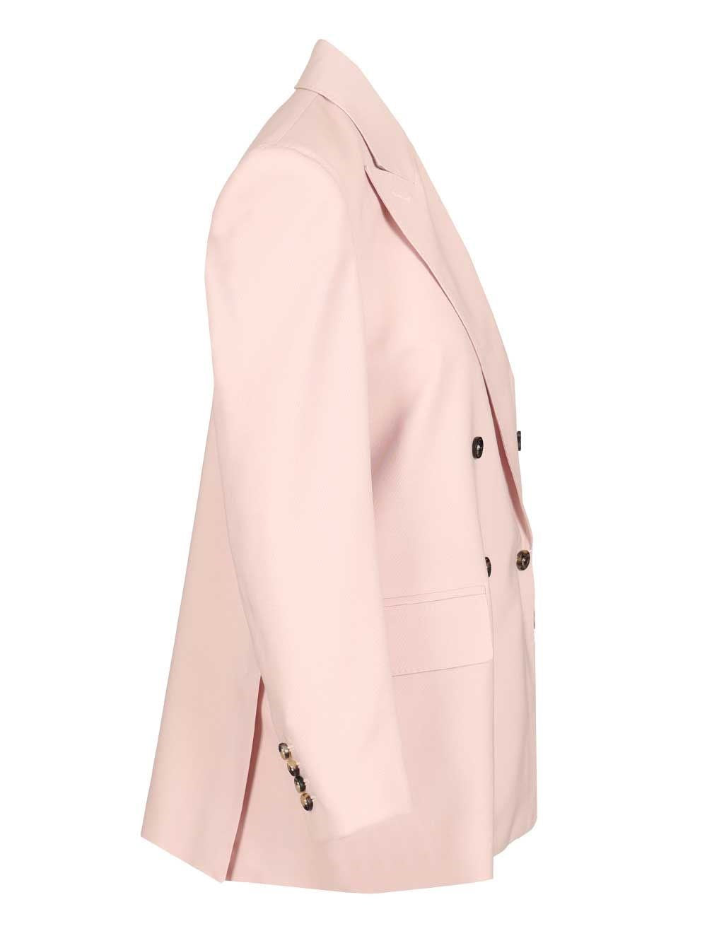 Max Mara Women Ombrosa Double-Breasted Blazer In Wool, Mohair And Silk Blend MAX MARA