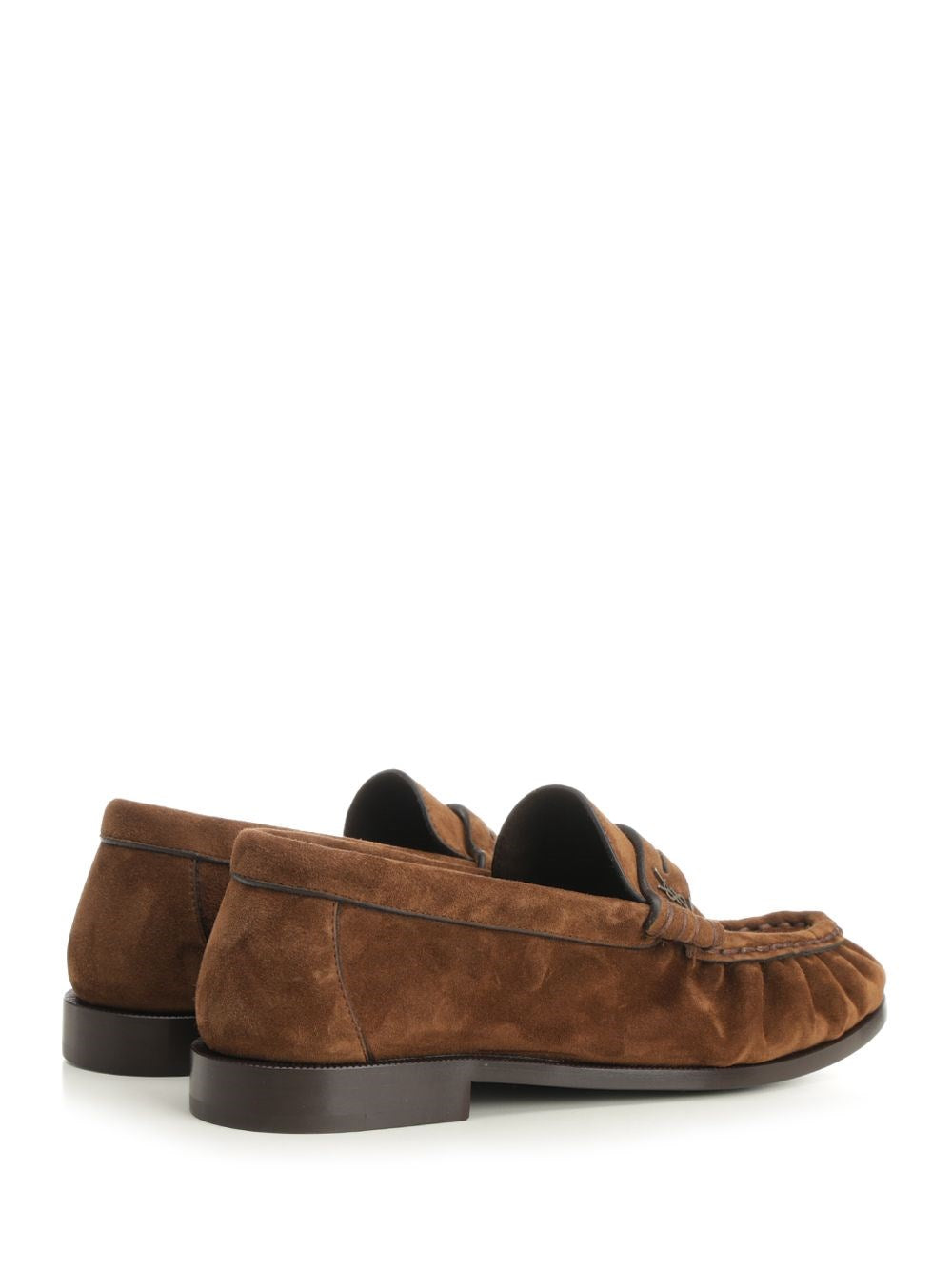 Saint Laurent Women Le Loafer Suede Moccasin SAINT LAURENT