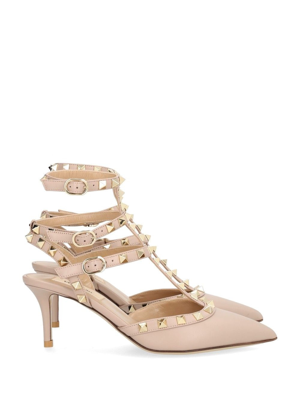 Valentino Garavani Women Rockstud Pumps With Straps VALENTINO GARAVANI