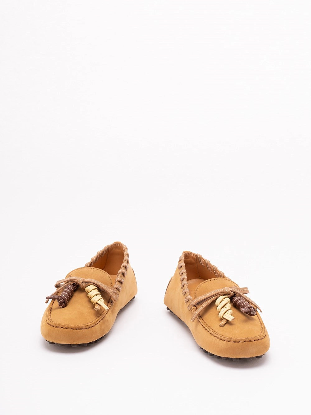 Tod's Women `Glove Gommino` Loafers In Nubuck TOD'S