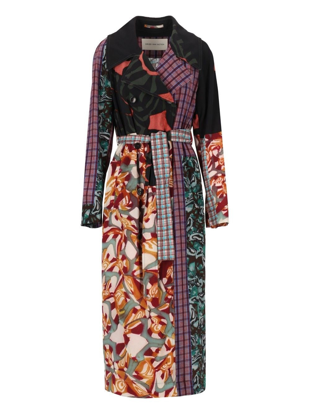 Dries Van Noten Women Rolana Printed Chiffon Coat DRIES VAN NOTEN