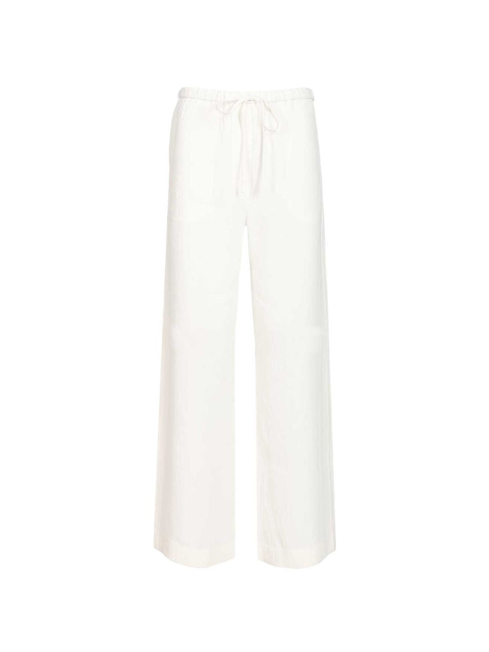 Toteme Women Woven Stripe Drawstring Trousers TOTEME
