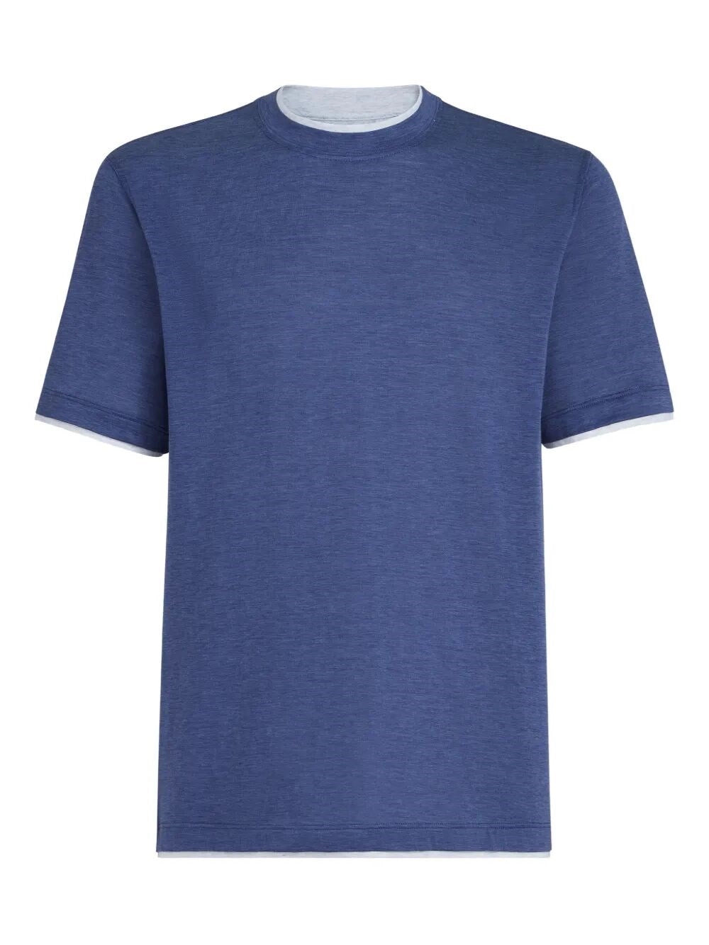 Brunello Cucinelli Men T-Shirt With Faux-Layering BRUNELLO CUCINELLI