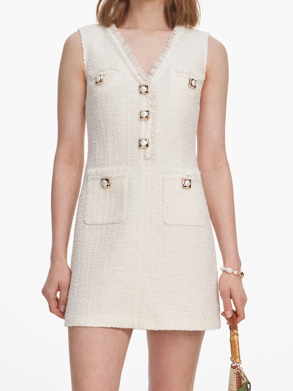 Self-Portrait Women Boucle Mini Dress SELF-PORTRAIT