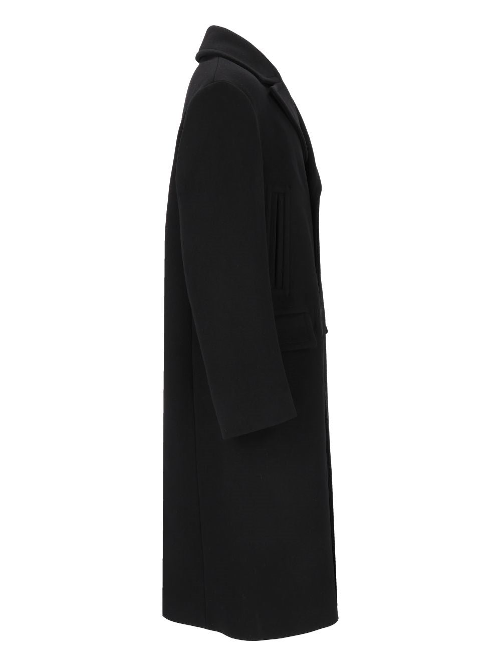 Fendi Men Wool And Angora Coat FENDI