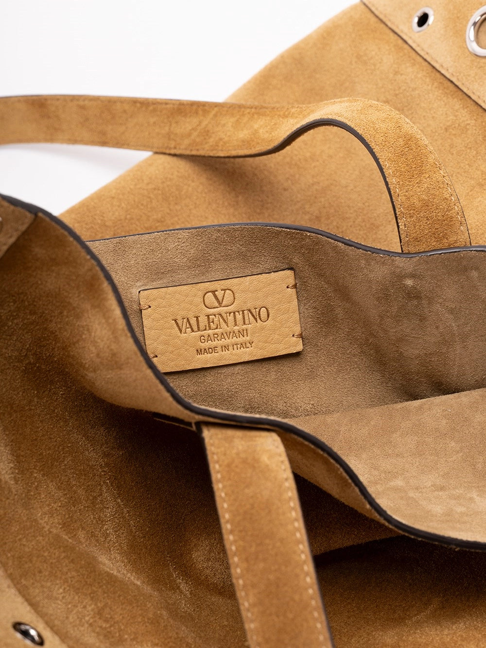 Valentino Garavani Men `Nellcote` Multi Studs Logo Large Leather Tote VALENTINO GARAVANI