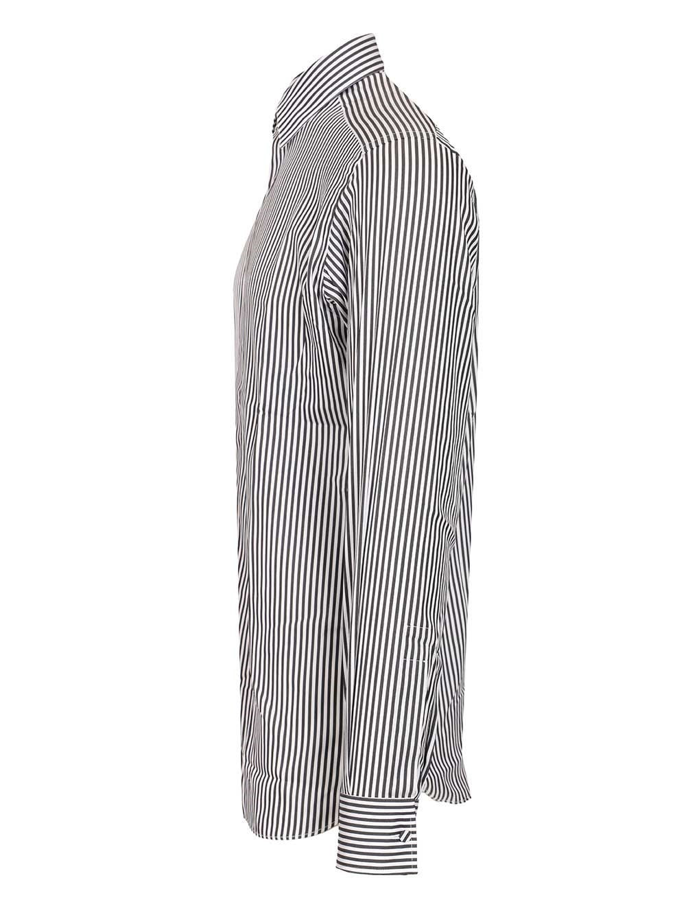 Tom Ford Men Silk Cotton Ladder Stripe Classic Fit Shirt TOM FORD