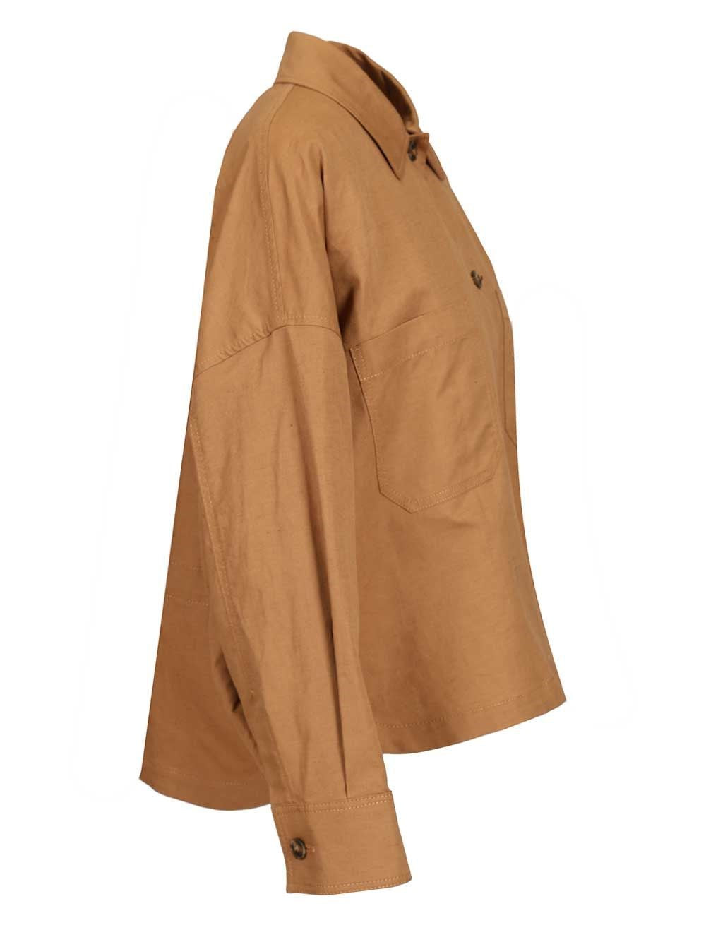 Weekend Max Mara Women Oversized Jacket In Cotton And Linen Mat WEEKEND MAX MARA