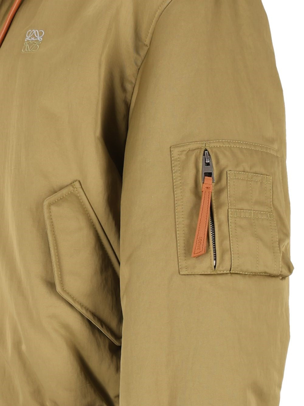 Loewe Men Technical Fabric Bomber Jacket LOEWE